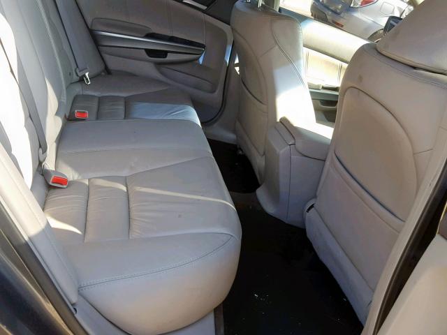 1HGCP26899A020838 - 2009 HONDA ACCORD EXL GRAY photo 6