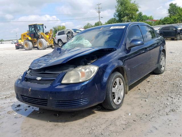 1G1AL58F087288860 - 2008 CHEVROLET COBALT LT BLUE photo 2