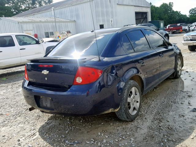 1G1AL58F087288860 - 2008 CHEVROLET COBALT LT BLUE photo 4