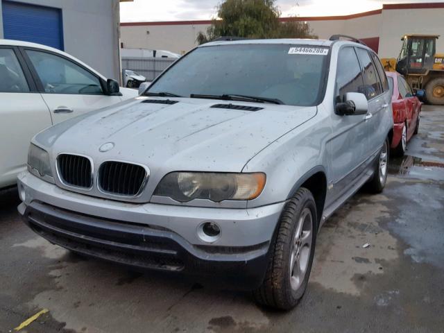 WBAFA53561LM83809 - 2001 BMW X5 3.0I SILVER photo 2