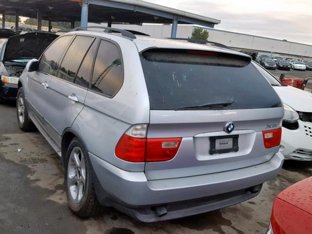 WBAFA53561LM83809 - 2001 BMW X5 3.0I SILVER photo 3