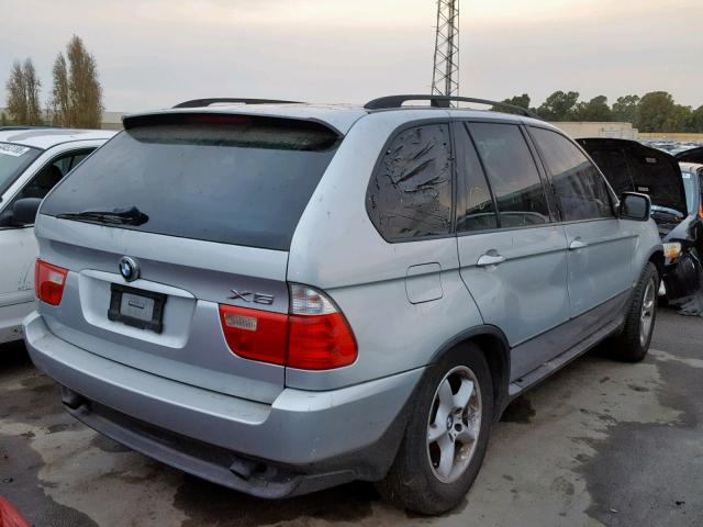 WBAFA53561LM83809 - 2001 BMW X5 3.0I SILVER photo 4