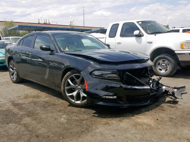 2C3CDXHG6HH520727 - 2017 DODGE CHARGER SX BLACK photo 1