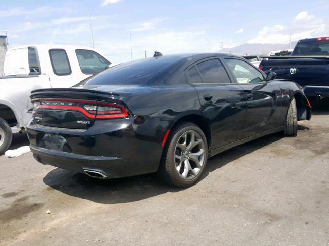 2C3CDXHG6HH520727 - 2017 DODGE CHARGER SX BLACK photo 4