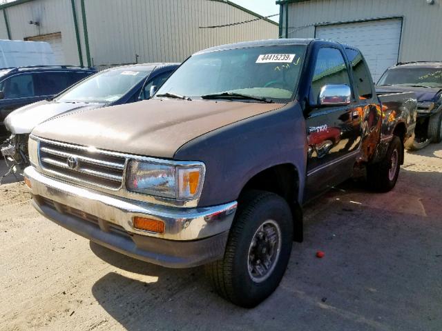 JT4UN24D8T0031982 - 1996 TOYOTA T100 XTRAC GREEN photo 2