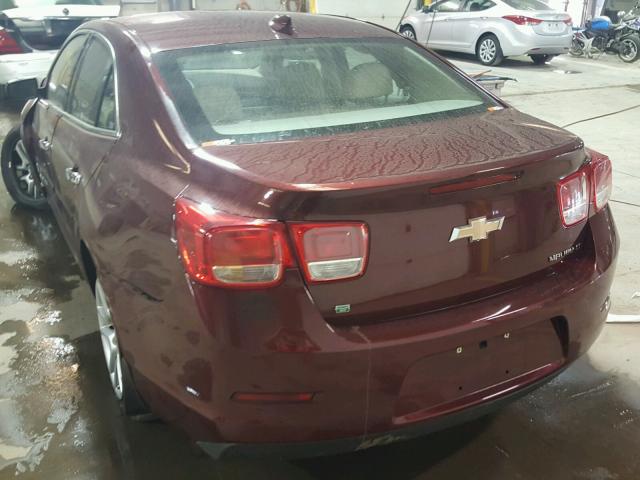 1G11C5SLXFF315337 - 2015 CHEVROLET MALIBU 1LT ბურგუნდია ფოტო 3