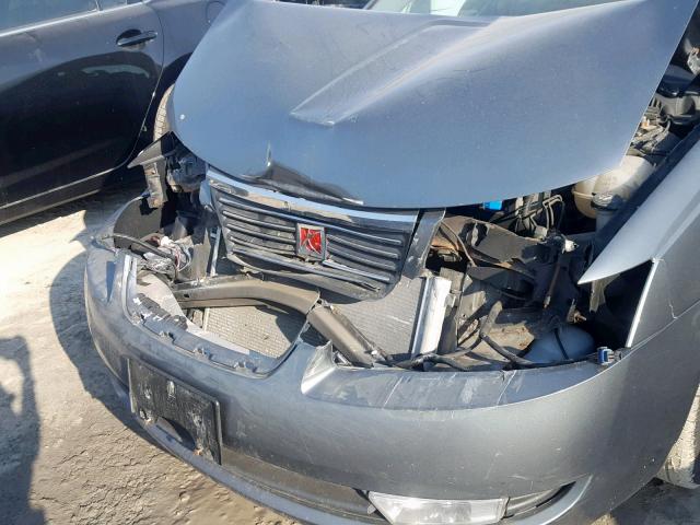 1G8AL52F65Z150606 - 2005 SATURN ION LEVEL GRAY photo 9