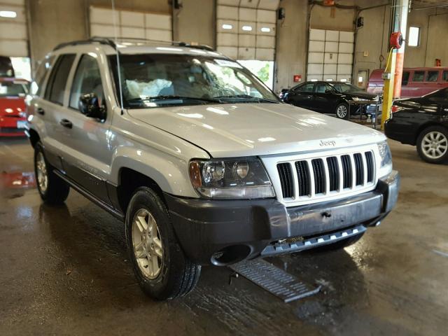 1J4GW48SX4C303554 - 2004 JEEP GRAND CHER SILVER photo 1