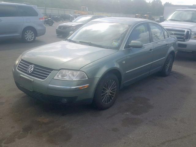 WVWPD63B02P456495 - 2002 VOLKSWAGEN PASSAT GLS GRAY photo 2