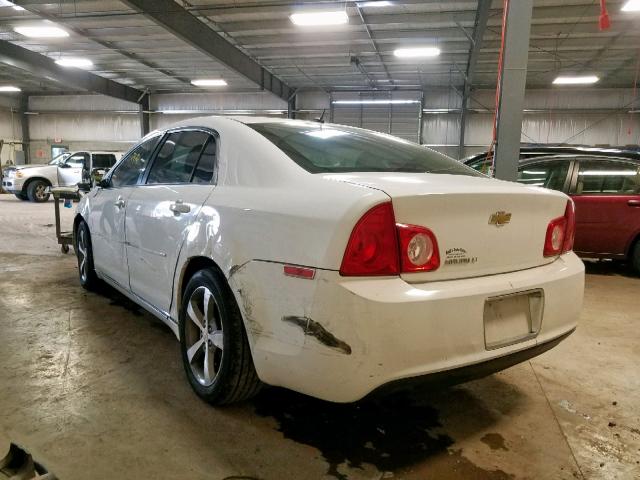 1G1ZC5E18BF352524 - 2011 CHEVROLET MALIBU 1LT WHITE photo 3