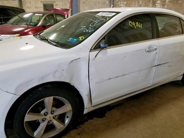 1G1ZC5E18BF352524 - 2011 CHEVROLET MALIBU 1LT WHITE photo 9