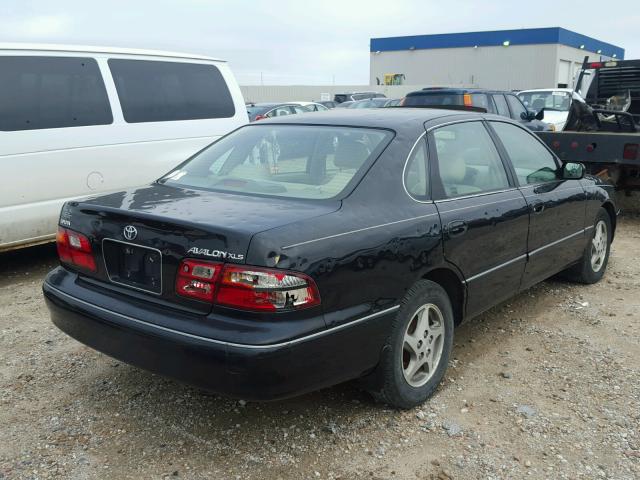 4T1BF18B4XU323663 - 1999 TOYOTA AVALON XL BLACK photo 4