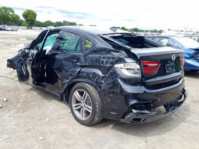 5UXKU0C54J0G69847 - 2018 BMW X6 SDRIVE3 BLACK photo 3