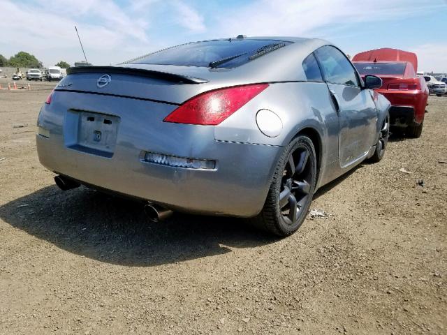 JN1AZ34D46M312383 - 2006 NISSAN 350Z COUPE SILVER photo 4