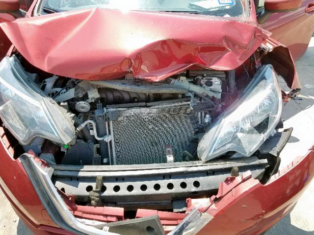 3N1CE2CP7HL374335 - 2017 NISSAN VERSA NOTE RED photo 7