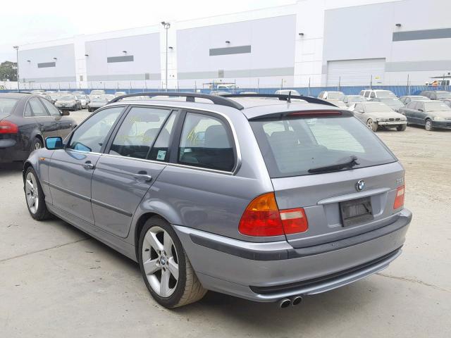 WBAAX13435PJ01047 - 2005 BMW 325 IT SUL GRAY photo 3