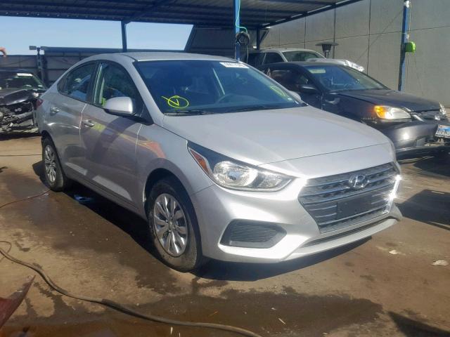 3KPC24A3XKE051748 - 2019 HYUNDAI ACCENT SE SILVER photo 1