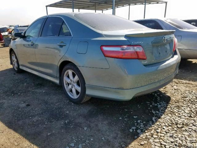 4T1BE46K77U699233 - 2007 TOYOTA CAMRY NEW GREEN photo 3