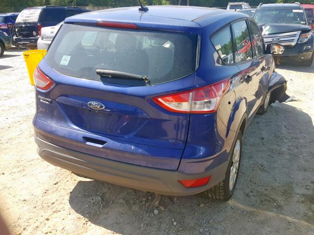 1FMCU0F73EUB93908 - 2014 FORD ESCAPE S BLUE photo 4