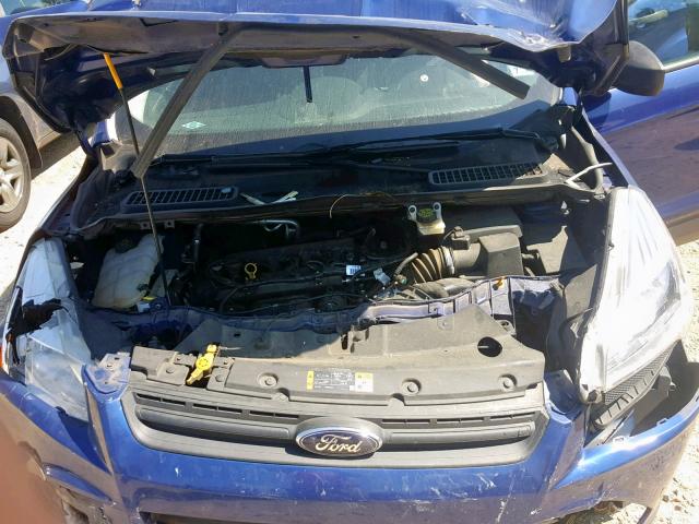 1FMCU0F73EUB93908 - 2014 FORD ESCAPE S BLUE photo 7