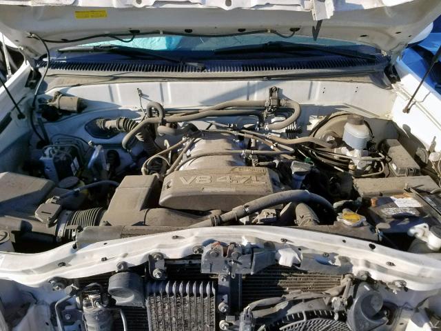 5TDBT48A31S002697 - 2001 TOYOTA SEQUOIA LI WHITE photo 7