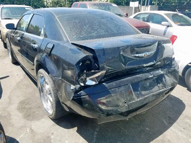 2C3KA43R07H829040 - 2007 CHRYSLER 300 BLACK photo 3