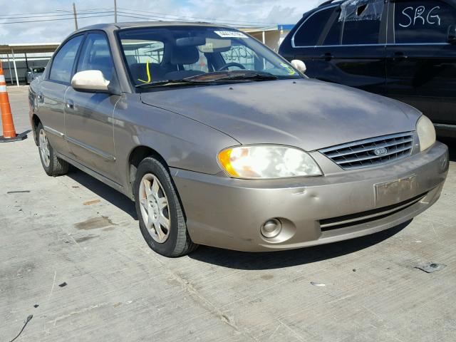 KNAFB121135301011 - 2003 KIA SPECTRA BA TAN photo 1