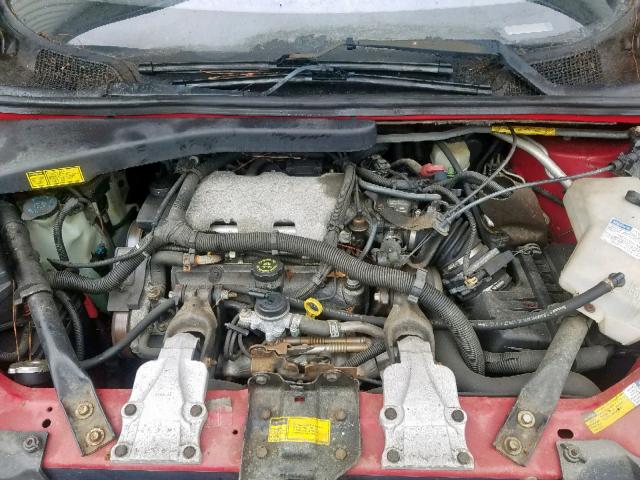 1GMDX03E5YD299330 - 2000 PONTIAC MONTANA RED photo 7