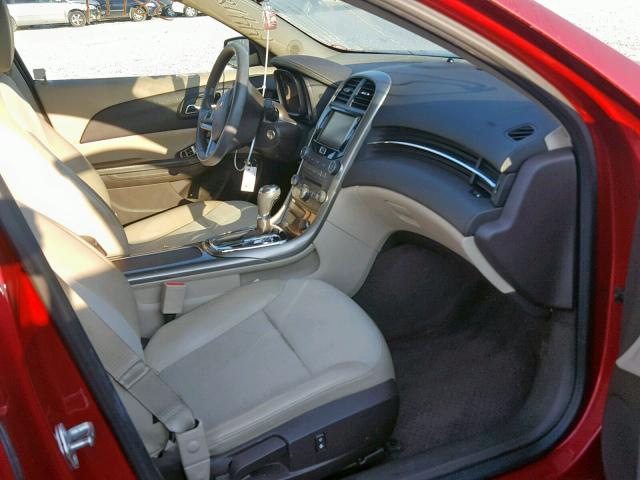 1G11D5SR1DF245340 - 2013 CHEVROLET MALIBU 1LT RED photo 5