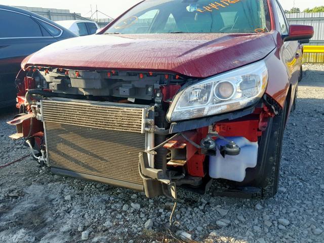 1G11D5SR1DF245340 - 2013 CHEVROLET MALIBU 1LT RED photo 9