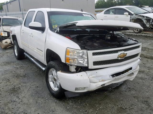 3GCRKTE20AG213041 - 2010 CHEVROLET SILVERADO WHITE photo 1