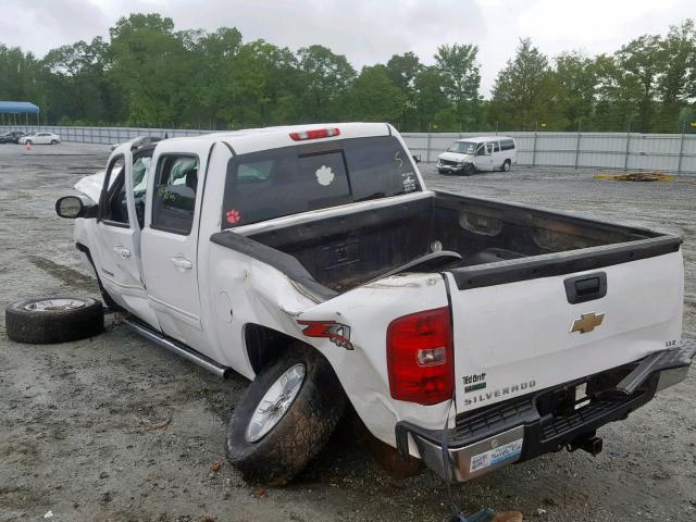 3GCRKTE20AG213041 - 2010 CHEVROLET SILVERADO WHITE photo 3