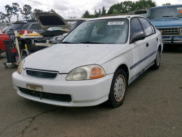 2HGEJ6627VH574579 - 1997 HONDA CIVIC DX WHITE photo 2