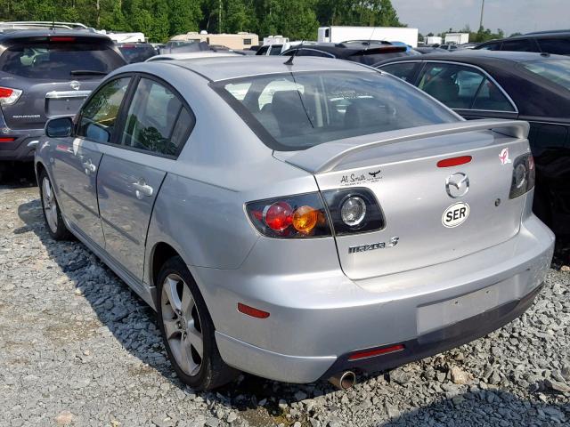 JM1BK123441206387 - 2004 MAZDA 3 S SILVER photo 3