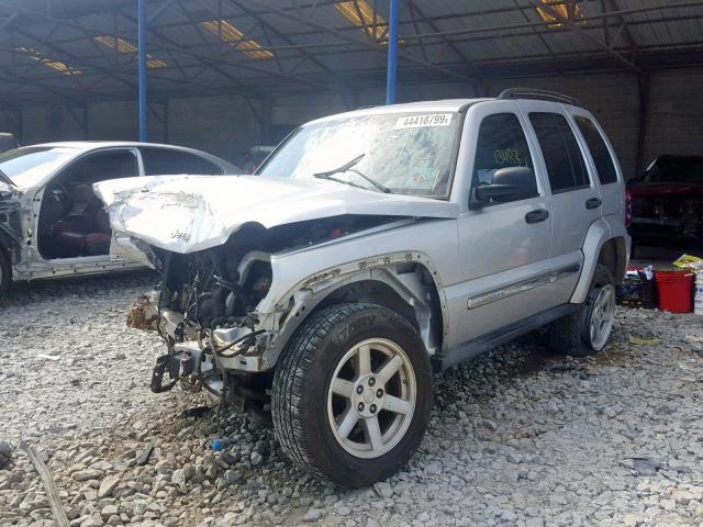 1J4GK58K97W672653 - 2007 JEEP LIBERTY LI SILVER photo 2