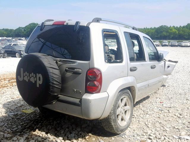 1J4GK58K97W672653 - 2007 JEEP LIBERTY LI SILVER photo 4