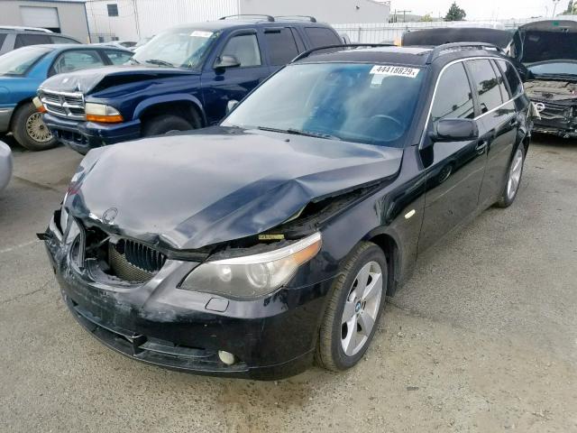 WBANN73596CN01089 - 2006 BMW 530 XIT BLACK photo 2