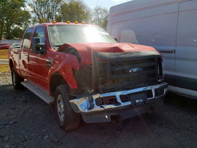 1FTWW31R88EE53577 - 2008 FORD F350 SRW S RED photo 1