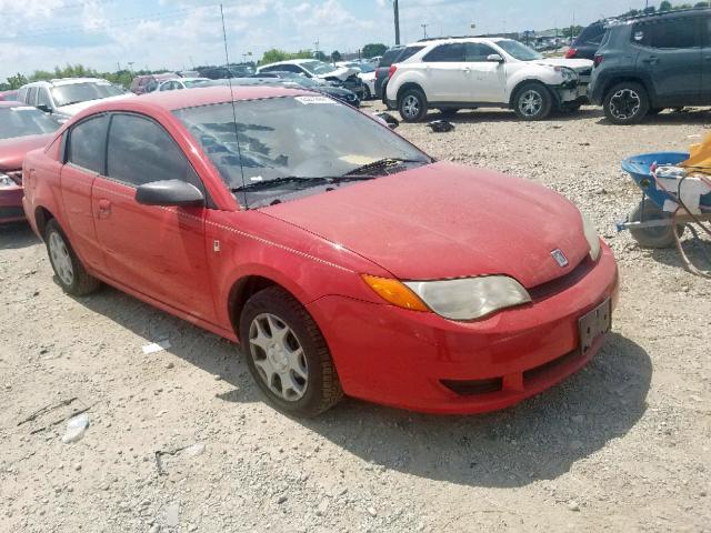 1G8AN12F34Z136907 - 2004 SATURN ION LEVEL RED photo 1