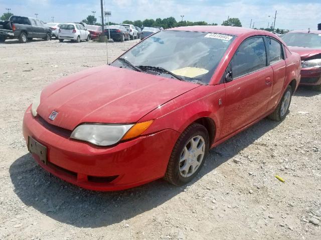 1G8AN12F34Z136907 - 2004 SATURN ION LEVEL RED photo 2