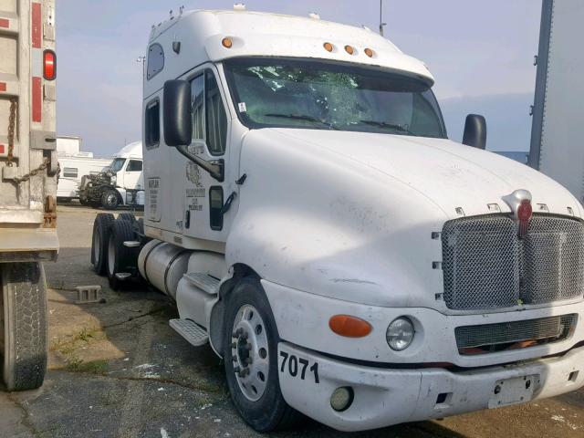 1XKTDU9X15J123952 - 2005 KENWORTH CONSTRUCTI WHITE photo 1