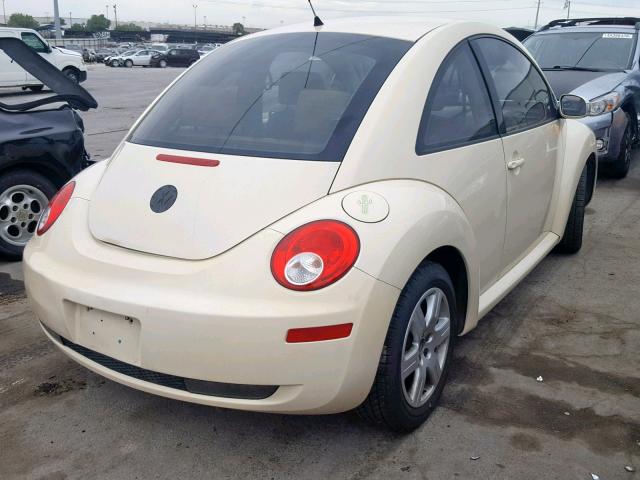 3VWRG31CX7M521924 - 2007 VOLKSWAGEN NEW BEETLE კრემისფერი ფოტო 4
