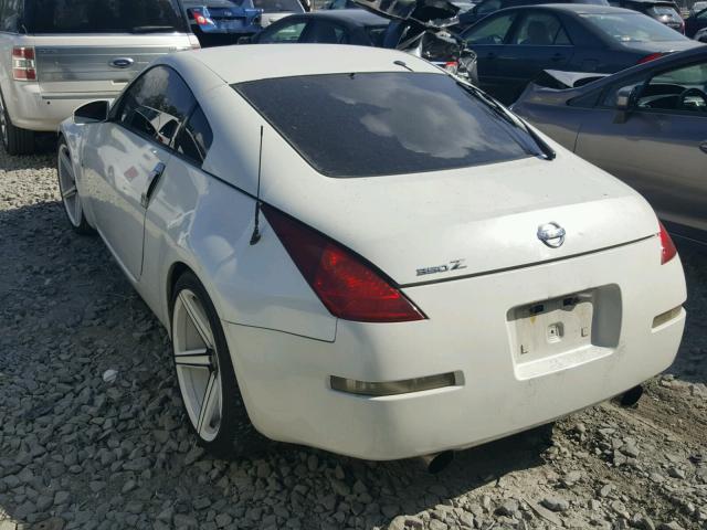 JN1AZ34D03T112960 - 2003 NISSAN 350Z COUPE WHITE photo 3