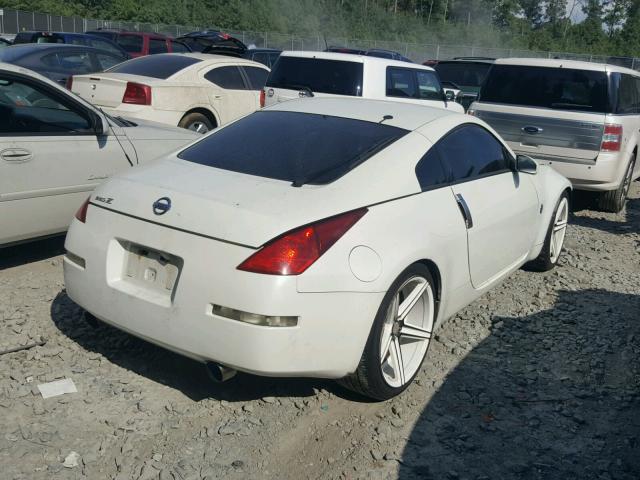 JN1AZ34D03T112960 - 2003 NISSAN 350Z COUPE WHITE photo 4