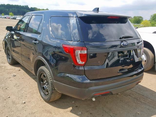 1FM5K8AR8GGC67735 - 2016 FORD EXPLORER P BLACK photo 3