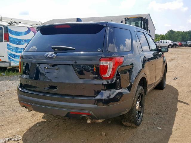 1FM5K8AR8GGC67735 - 2016 FORD EXPLORER P BLACK photo 4