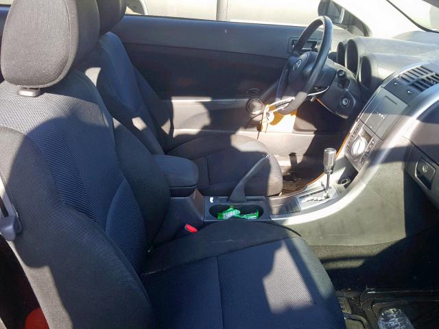 JTKDE177950053081 - 2005 TOYOTA SCION TC ვერცხლისფერი ფოტო 5