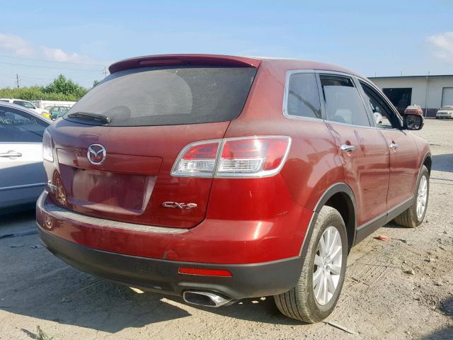 JM3TB38AX80150576 - 2008 MAZDA CX-9 RED photo 4