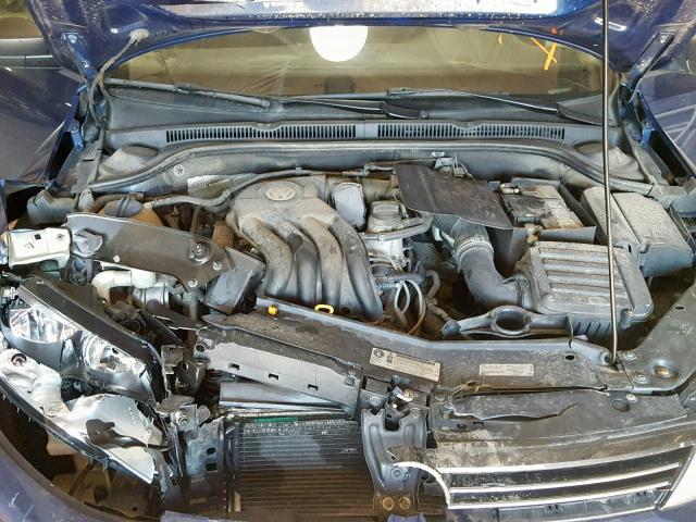 3VW1K7AJ1BM386780 - 2011 VOLKSWAGEN JETTA BASE BLUE photo 7