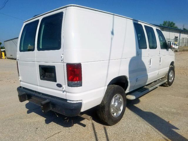 1FTNE2EW0ADA38404 - 2010 FORD ECONOLINE WHITE photo 4